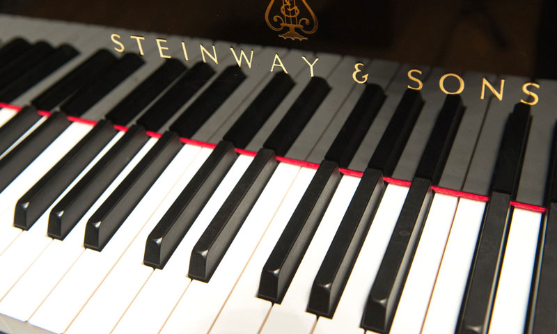 The keys of a piano